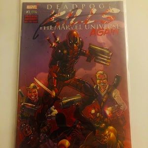 Deadpool Magazine & Poster Autographed by Creator